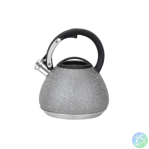 Vízforraló kanna, sípoló funkció, 2,7 liter, RESTO "Lyra 90605", szürke