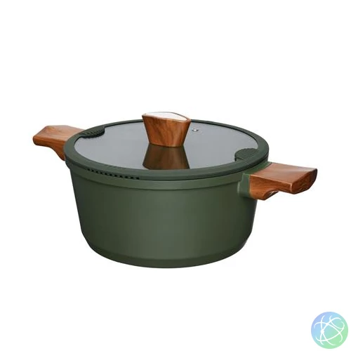 Főzőedény / lábas, fedővel, 24 cm, 4,6L, RESTO "SADR 93703"