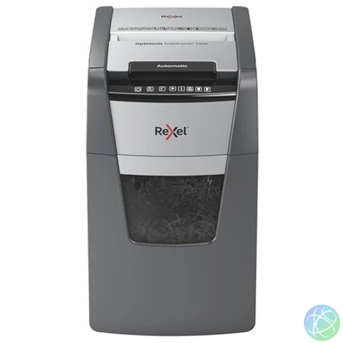 Iratmegsemmisítő, konfetti, 130 lap, REXEL, "Optimum AutoFeed+ 130X"