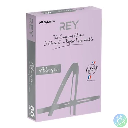 Másolópapír, színes, A4, 80 g, REY "Adagio", intenzív lila