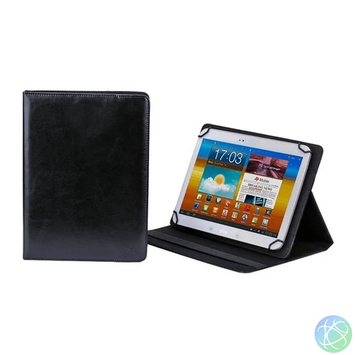 Univerzális táblagéptok, 9"/9,7"/10.5", műbőr, RIVACASE "3007" fekete