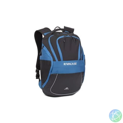 Notebook hátizsák, 15,6", 20L, RIVACASE "5225 Mercantour", fekete-kék
