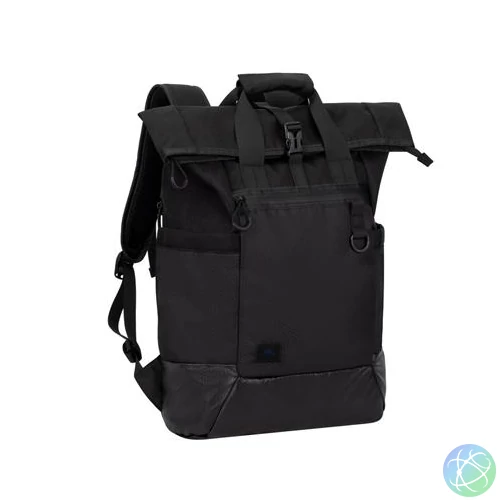 Notebook hátizsák, 15,6", rolltop, 25L, RIVACASE "5321 Dijon", fekete