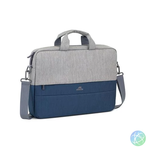 Notebook táska, 15,6", RIVACASE "Prater 7532", szürke-kék
