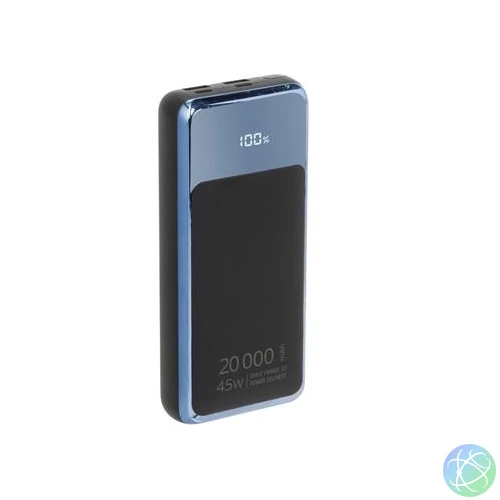 Power bank, laptopokhoz, 20.000mAh, 45W, RIVACASE "VA1075"