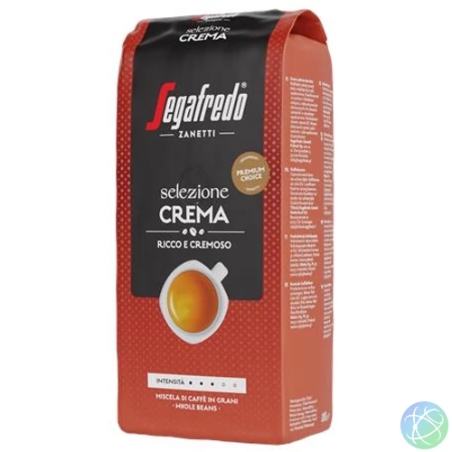 Kávé, pörkölt, szemes, 1000 g, SEGAFREDO "Selezione Crema"