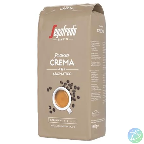 Kávé, pörkölt, szemes, 1000 g,  SEGAFREDO "Passione Crema"