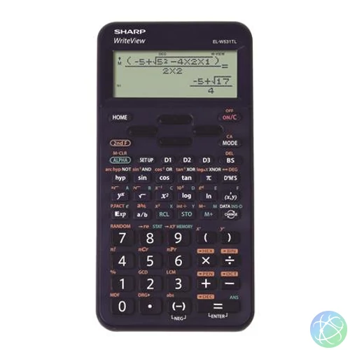 Számológép, tudományos, 420 funkció, SHARP "EL-W531TL", kék