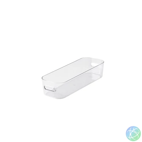 Műanyag tárolódoboz, 1,3 liter, SMARTSTORE "Compact Clear Slim", átlátszó