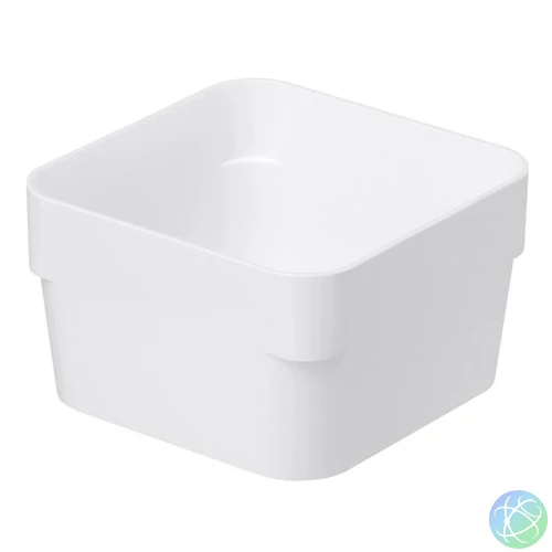 Fiókrendező, 10x6x10 cm, SMARTSTORE "Compact", fehér