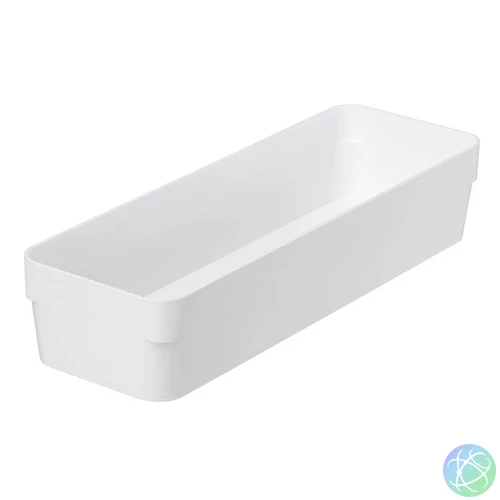 Fiókrendező, 30x6x10 cm, SMARTSTORE "Compact", fehér
