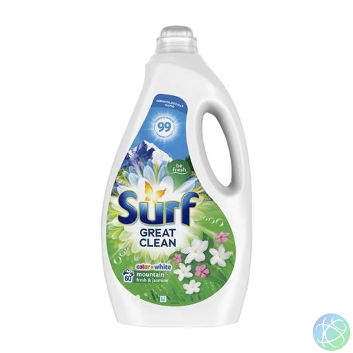 Mosógél, 60 mosáshoz, 3 l, SURF "Mountain Fresh & Jasmine"