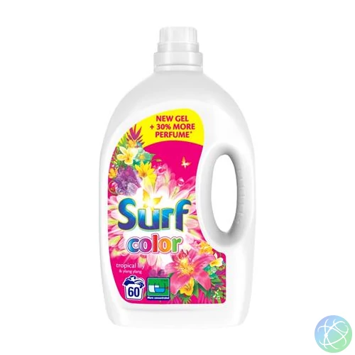 Mosógél, 60 mosáshoz, 3 l, SURF "Tropical"