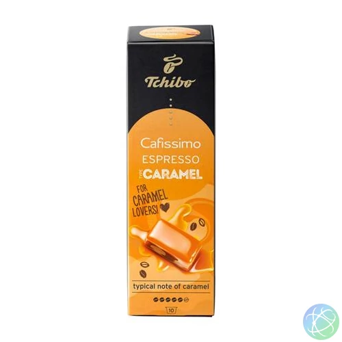 Kávékapszula, 10 db, TCHIBO "Cafissimo Espresso Caramel"