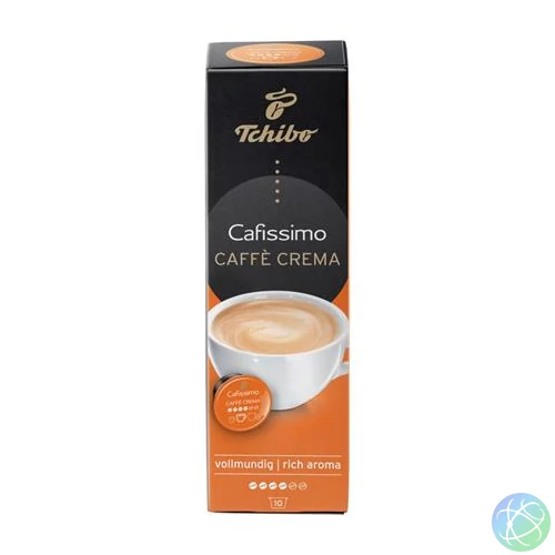 Kávékapszula, 10 db, TCHIBO "Cafissimo Caffé Crema Rich"