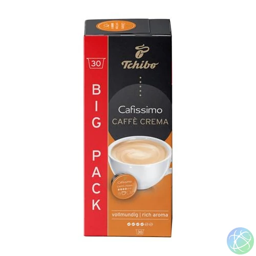 Kávékapszula, 30 db, TCHIBO "Cafissimo Caffé Crema Rich"