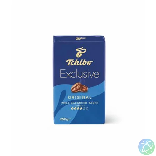Kávé, pörkölt, őrölt, vákuumos csomagolásban, 250 g, TCHIBO "Exclusive"