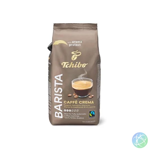 Kávé, pörkölt, szemes, 1000 g, TCHIBO "Barista Caffé Crema"