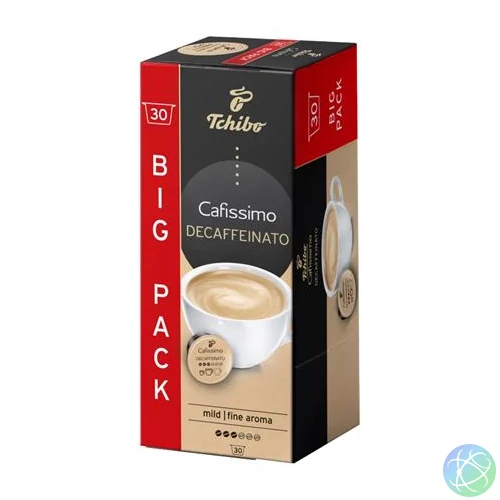 Kávékapszula, koffeinmentes, 30 db, TCHIBO "Cafissimo Decaffeinato"