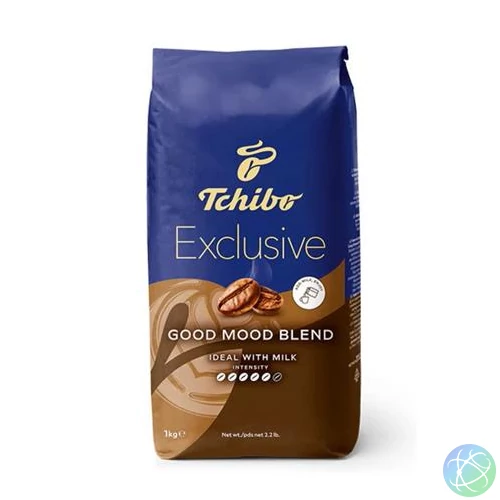 Kávé, pörkölt, szemes, 1000 g, TCHIBO "Exclusive Good Mood Blend"