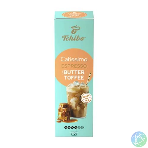 Kávékapszula, 10 db, TCHIBO "Cafissimo Espresso Buttertoffee"