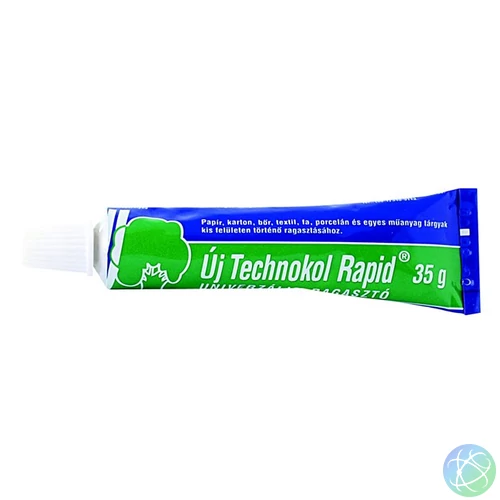 Ragasztó, folyékony, 35 g, TECHNOKOL "Rapid", zöld