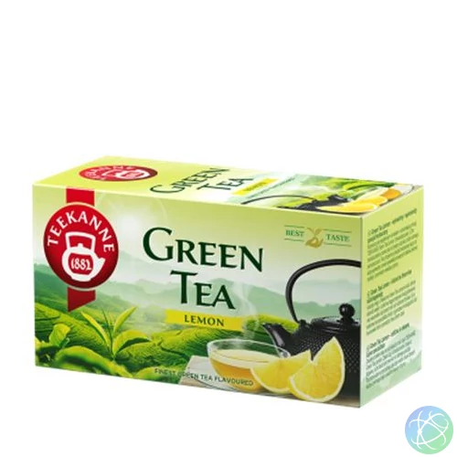 Zöld tea, 20x1,75 g, TEEKANNE, citrom