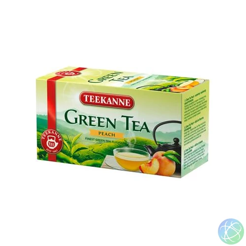 Zöld tea, 20x1,75 g, TEEKANNE, barack