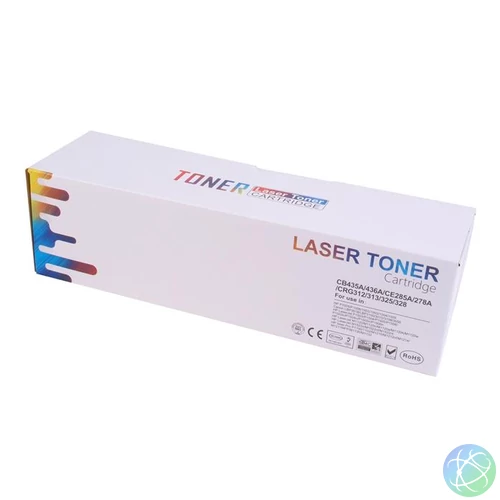 CB435A/CB436A/ CE285A /CRG725 lézertoner, univerzális, TENDER®, fekete, 2k
