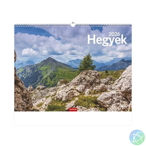 Naptár, fali, TOPTIMER, "Hegyek"
