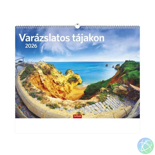 Naptár, fali, TOPTIMER, "Varázslatos tájakon"