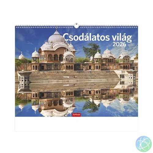 Naptár, fali, TOPTIMER, "Csodálatos világ"