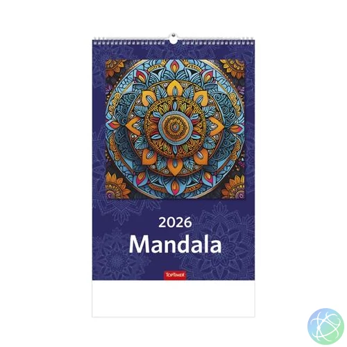 Naptár, fali, TOPTIMER "Mandala"