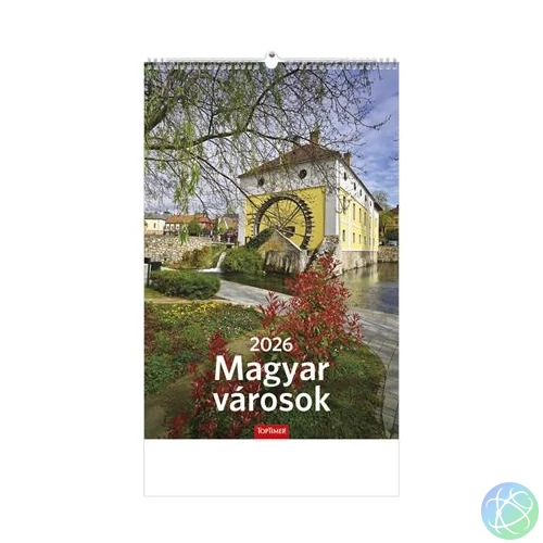 Naptár, fali, TOPTIMER "Magyar városok"