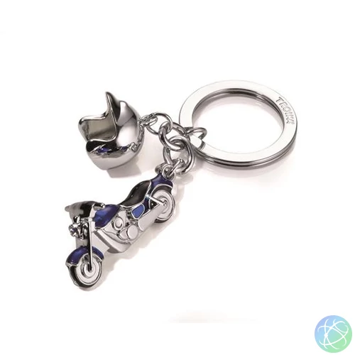 Kulcstartó, 2 charm dísszel, SWAROVSKI® kristályokkal, TROIKA "Key cruising"
