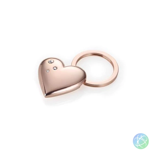 Kulcstartó, SWAROVSKI® kristályokkal, TROIKA, "Girls Best Friend Rosy" Shiny