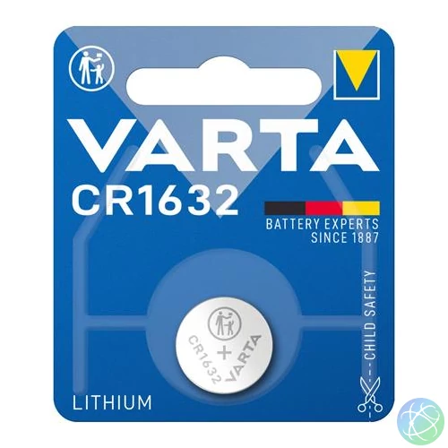 Gombelem, CR1632, 1 db, VARTA