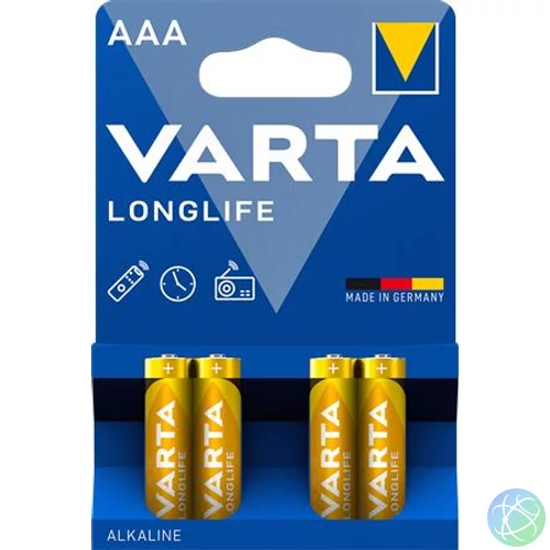 Elem, AAA mikro, 4 db, VARTA "Longlife"