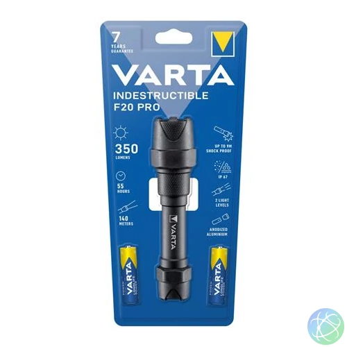 Elemlámpa, LED, törhetetlen, VARTA "Indestructible F20 Pro"