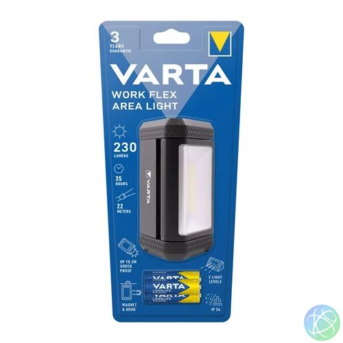 Elemlámpa, LED, VARTA "Work Flex Area"