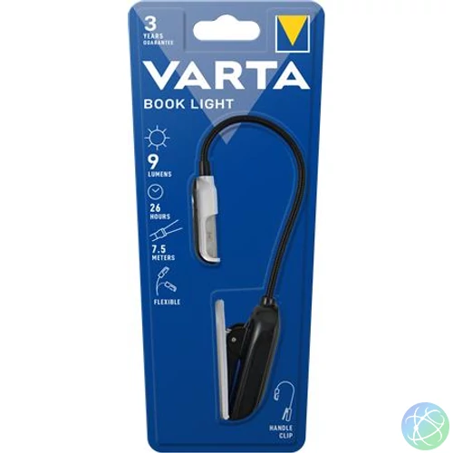 Olvasólámpa, 2xCR2032, VARTA "Booklight"