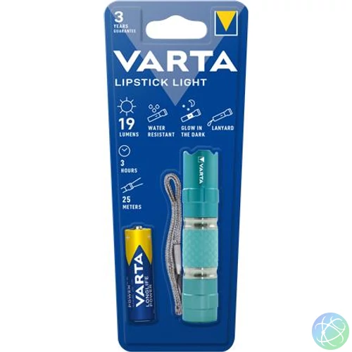 Elemlámpa, 1xAA, 1 LED, rúzs-forma, VARTA