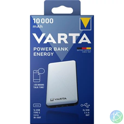 Power bank, 10.000mAh, VARTA