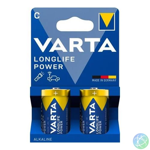 Elem, C baby, 2 db, műanyagmentes, VARTA "Longlife Power"