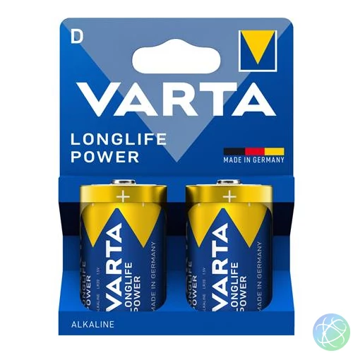 Elem, D góliát, 2 db, műanyagmentes, VARTA "Longlife Power"