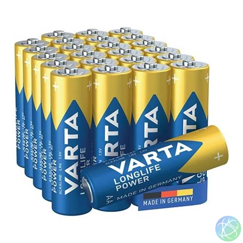 Elem, AA ceruza, 24 db, műanyagmentes, VARTA "Longlife Power"