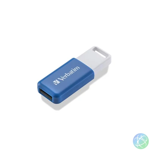 Pendrive, 64GB, USB 2.0, VERBATIM "Databar", kék