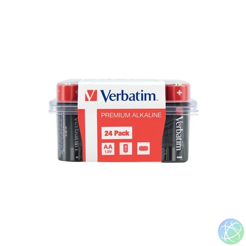 Elem, AA alkáli, 24 db, VERBATIM