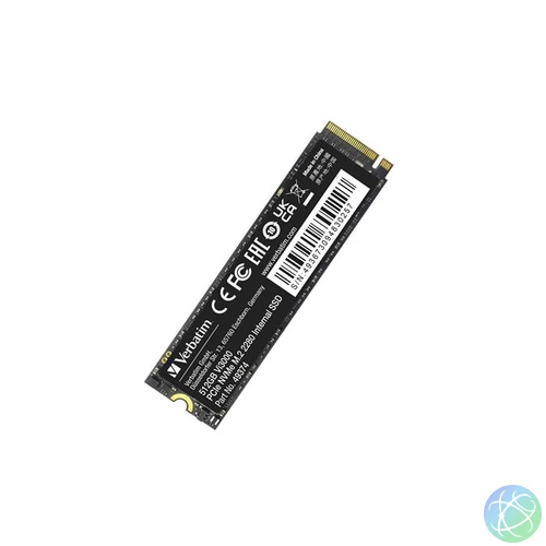 SSD (belső memória), 512GB, PCIe NVMe M2, 3300/2500 MB/s, VERBATIM "Vi3000"