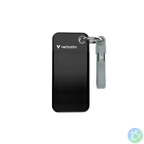 SSD (külső memória) 1TB, USB 3.2 Gen2, VERBATIM "Pocket SSD", fekete/szürke